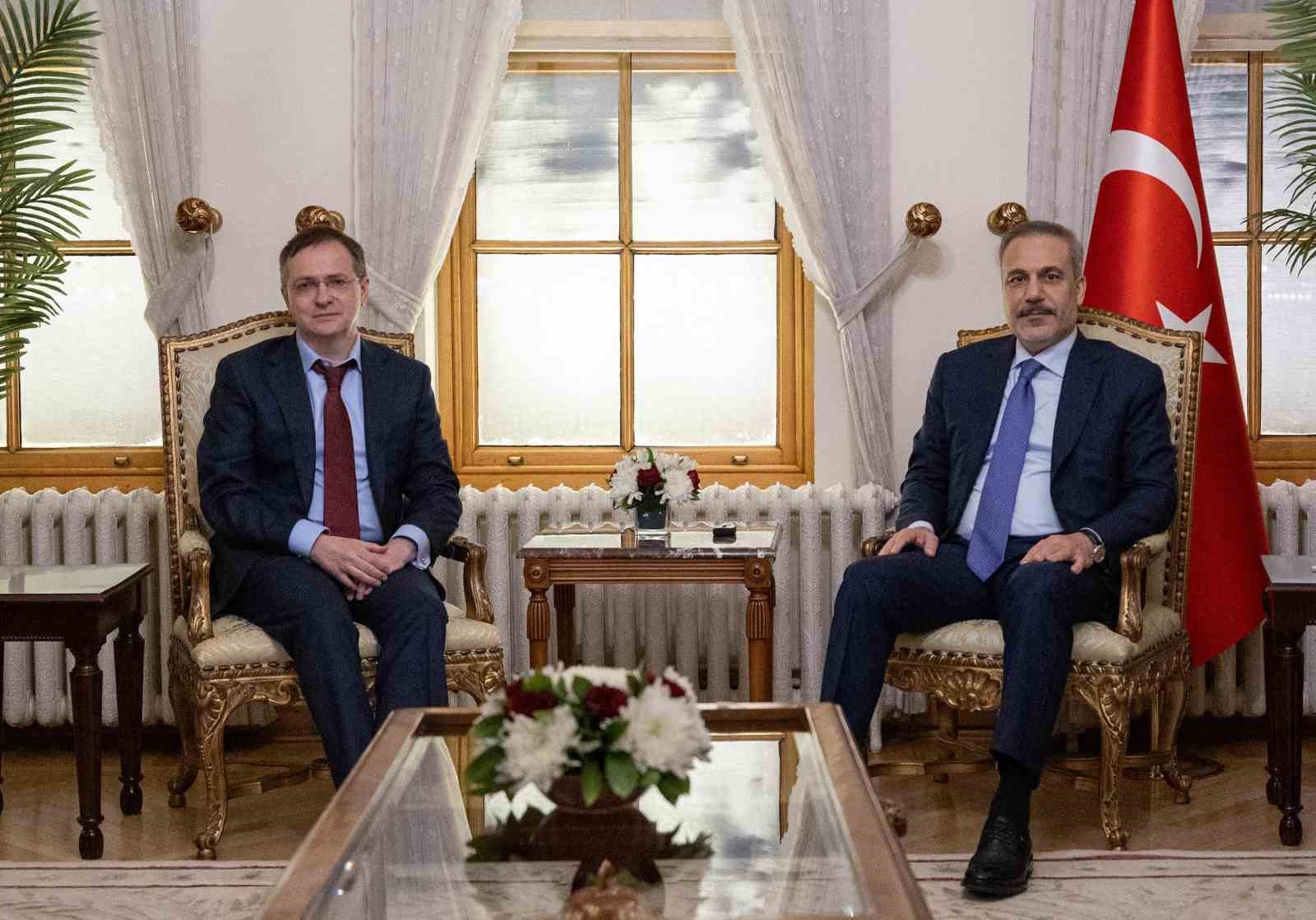 Bakan Fidan’ın Rus heyeti ile görüşmesi sona erdi

