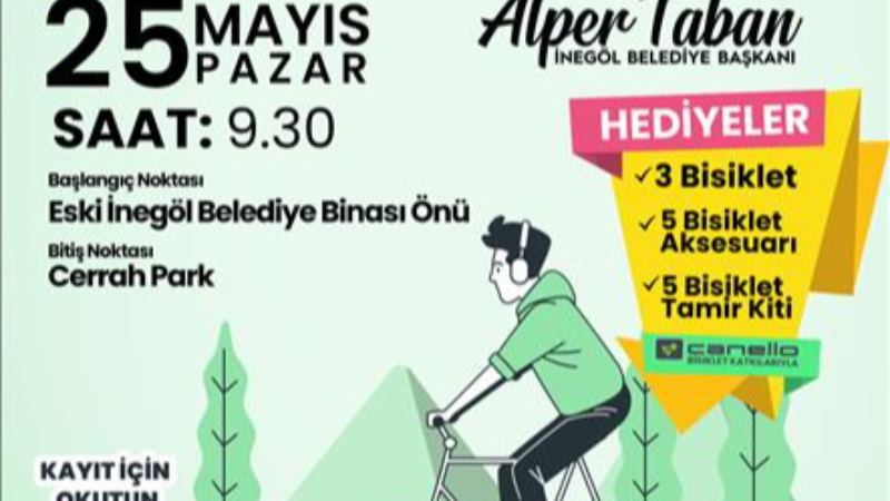 İnegöl'de pedallar çevre için basılacak