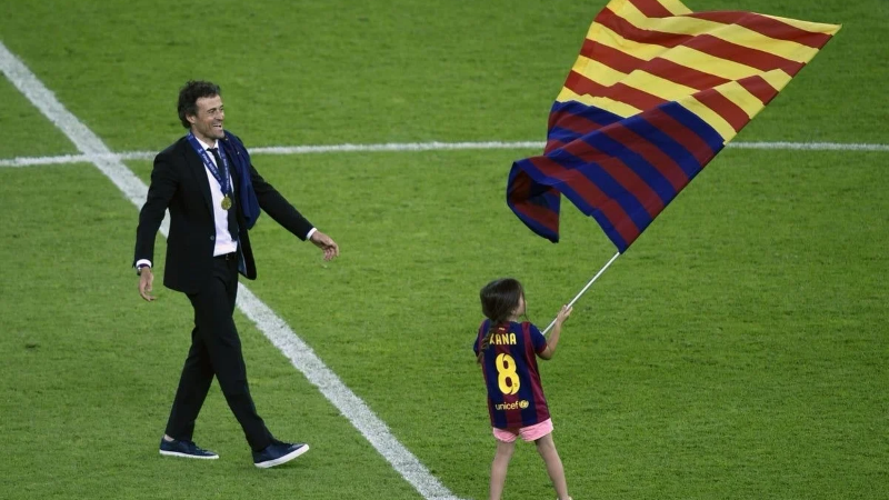 Xana, Luis Enrique'nin yanındaydı!