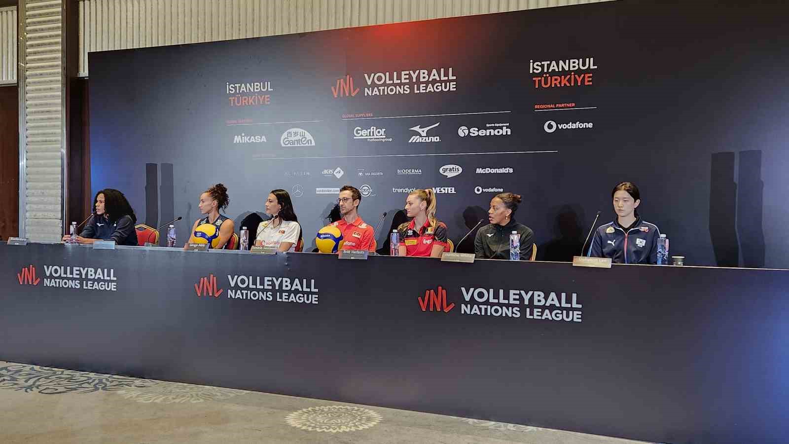 FIVB Kadınlar Milletler Ligi’nin İstanbul etabının basın toplantısı yapıldı
