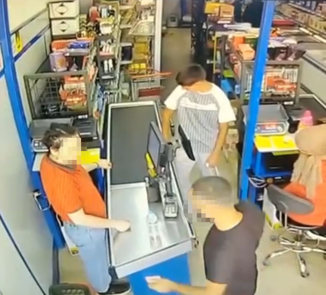 Kadın kasiyeri yumruklayan maganda tutuklandı