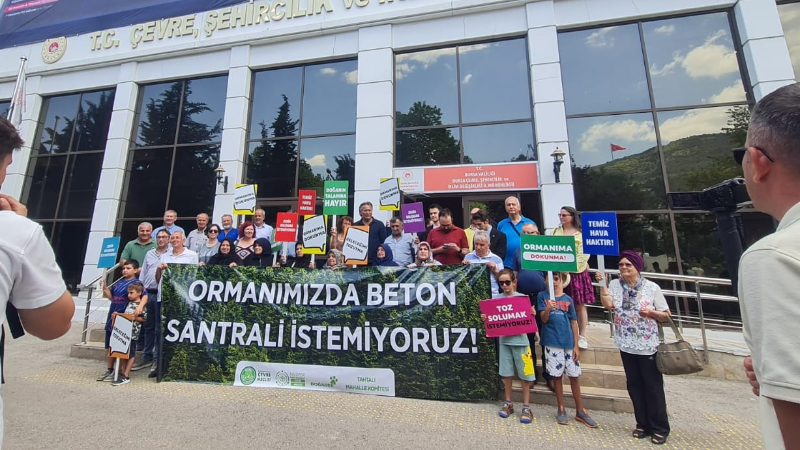 Nilüfer Tahtalı'da beton santraline dava