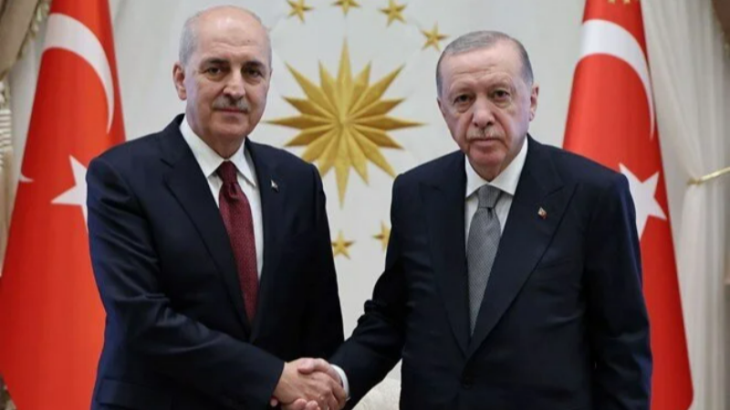 Beştepe'de Erdoğan-Kurtulmuş görüşmesi: Gündem komisyon